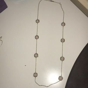 Long lavender necklace